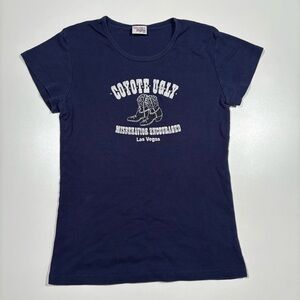 🔥 Coyote Ugly Rhinestone Tee - Misbehavior Encouraged Las Vegas, Size XL